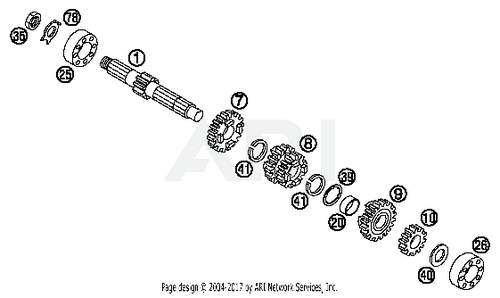 AXIAL CIRCLIP 19 SW (47033096000)