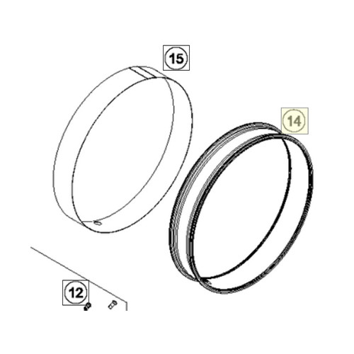 GASKET RUBBER 5''X17'' (60310277100) (60310277100)
