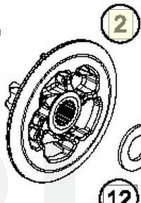 Inner clutch hub | NEW PART (50532002000) 