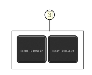 Frame protection sticker "Ready to Race" | NEW PART (60703096000)