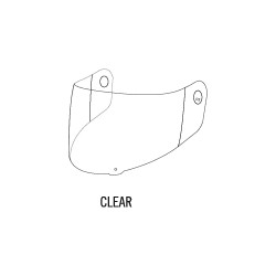 X-Spirit III 2D Visor Clear (3PW1819400/01)