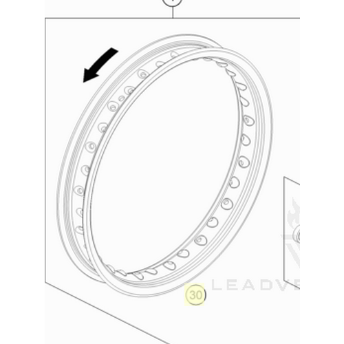 "Front rim 1,6x14""" (4620907010033)