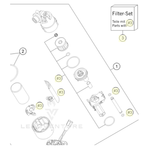 FILTER-SET FUEL PUMP (61007090100)