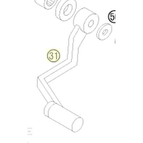 SHIFT LEVER 85 SX 2003 | 2003 (47034031000)