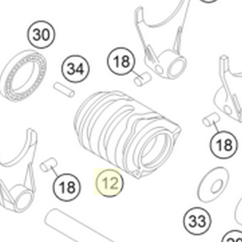 SHIFTING DRUM 06 | 06 (50334012300)