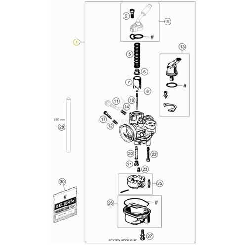 CARBURETOR PHVA 12XS 2009 | 2009 (45231001300)