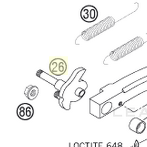 SIDE STAND BRACKET CPL. 2002 (50303026100)