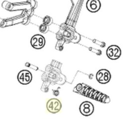 SPRING FOOTREST FRONT 05 | 05 (61003042000) No.42 on KTM Parts Fiche Finder https://www.juddracing.com/fiche-finder/#