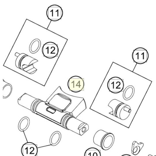 Aileron de commande (50537020000) (50537020000)