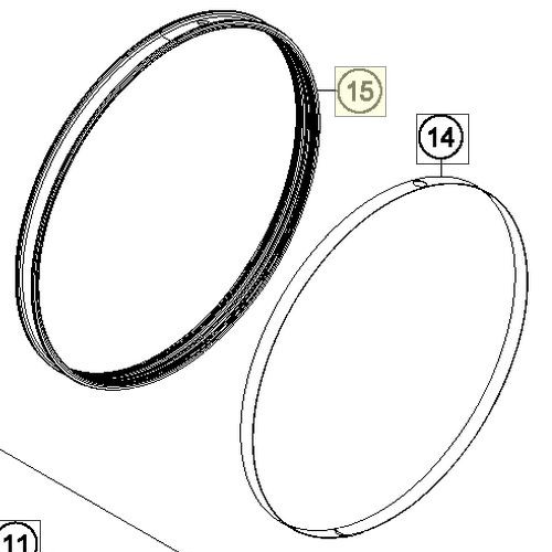 GASKET RUBBER 3''X19'' (60309277100) (60309277100)