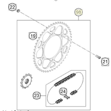 Drivetrain set XC 13T/51T | ON DEMAND (SPAA13U51AM118A) - Judd Racing