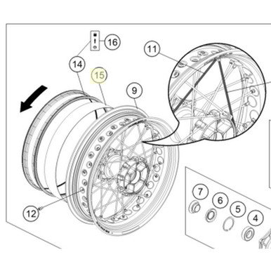 RIM BAND 17''X 5.00'' (75010073000)