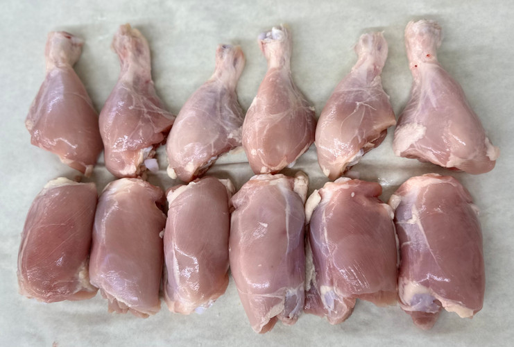 Chicken Leg Skin off Cut 2 piece