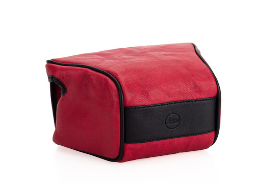 Ettas Pouch, coated canvas, red