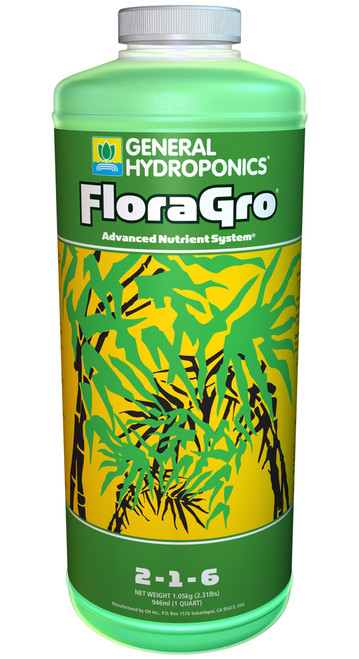 GENERAL HYDROPONICS - FLORAGRO 1 QT