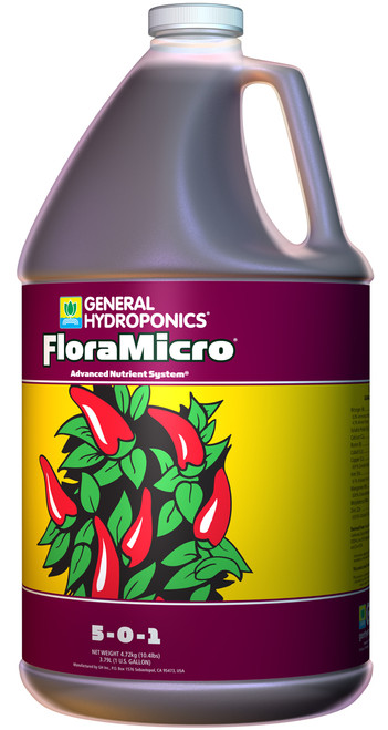 GENERAL HYDROPONICS - FLORAMICRO 1 GAL