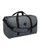 REVELRY STRIPED DARK GRY DUFFEL BAG LARGE
