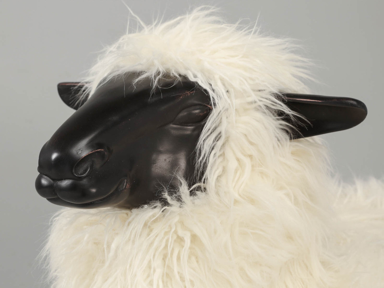 Old Plank Sheep in Dark Resin | Old Plank