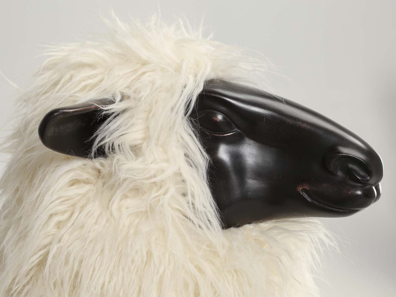 Old Plank Sheep in Dark Resin | Old Plank
