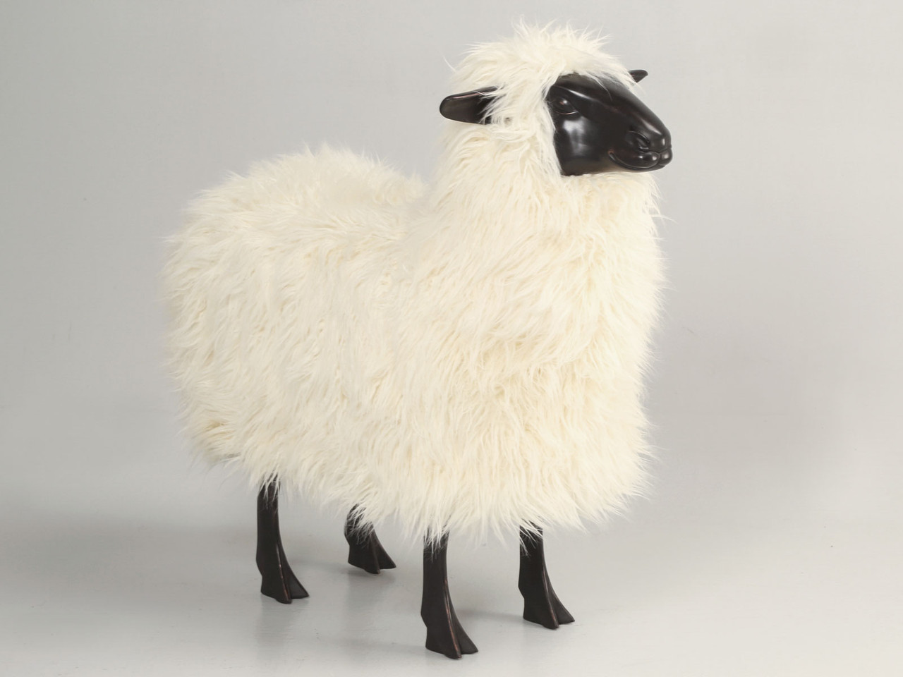 Old Plank Sheep in Dark Resin | Old Plank