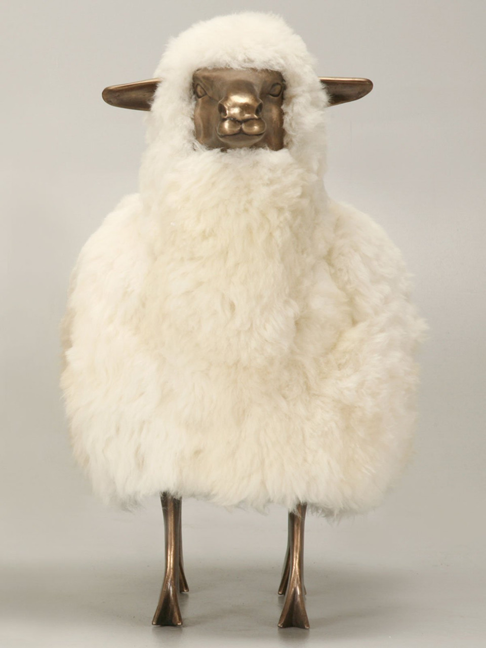 Old Plank Solid Bronze Sheep | Old Plank