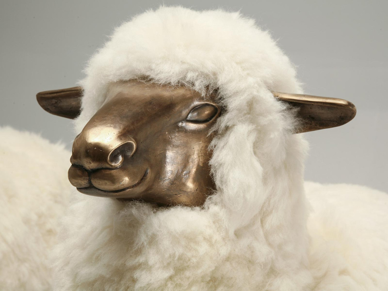 Old Plank Solid Bronze Sheep | Old Plank