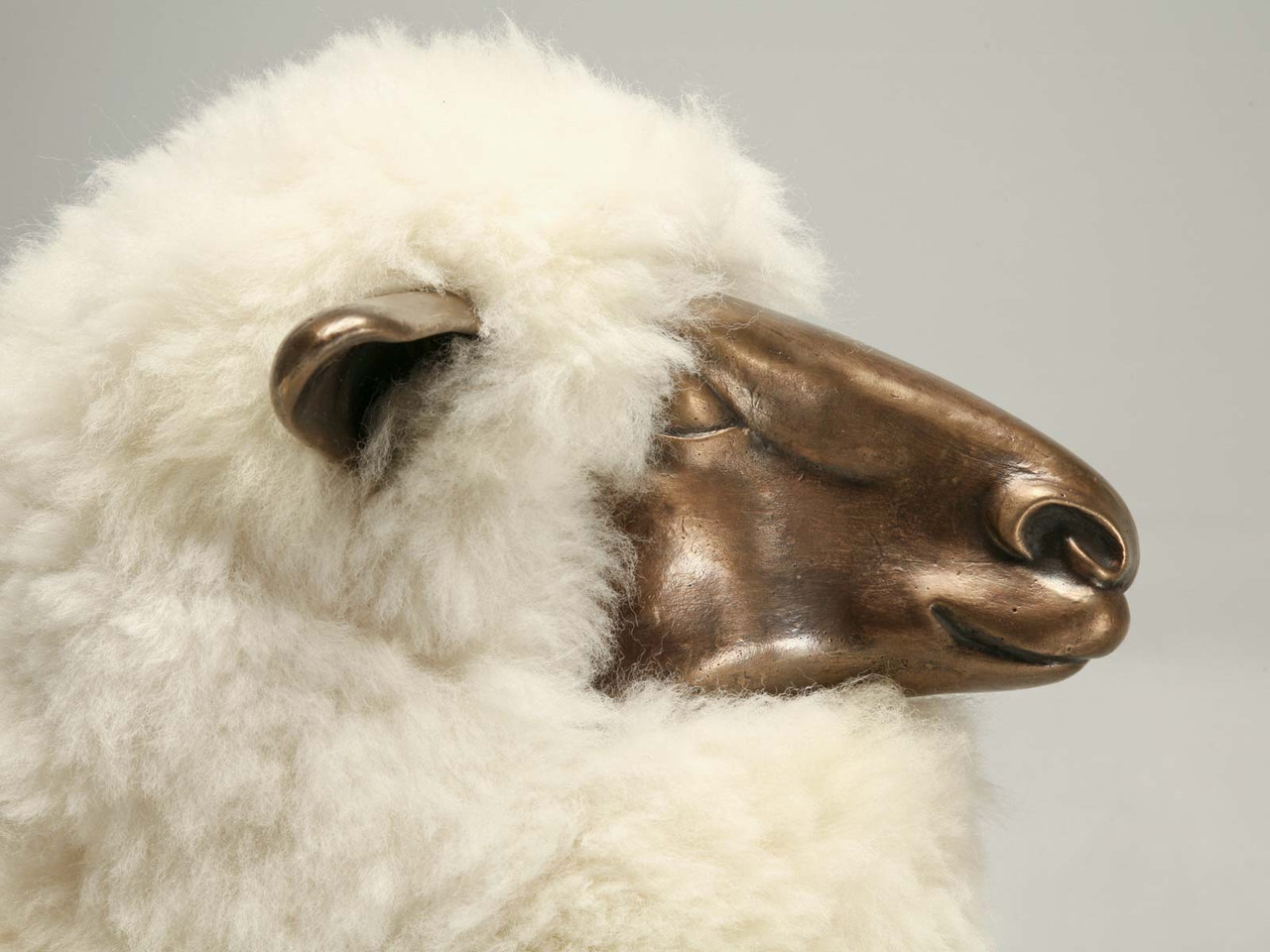 Old Plank Solid Bronze Sheep | Old Plank