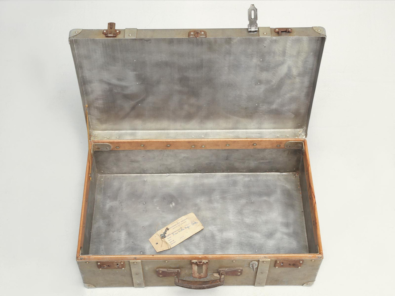 metal suitcase trunk