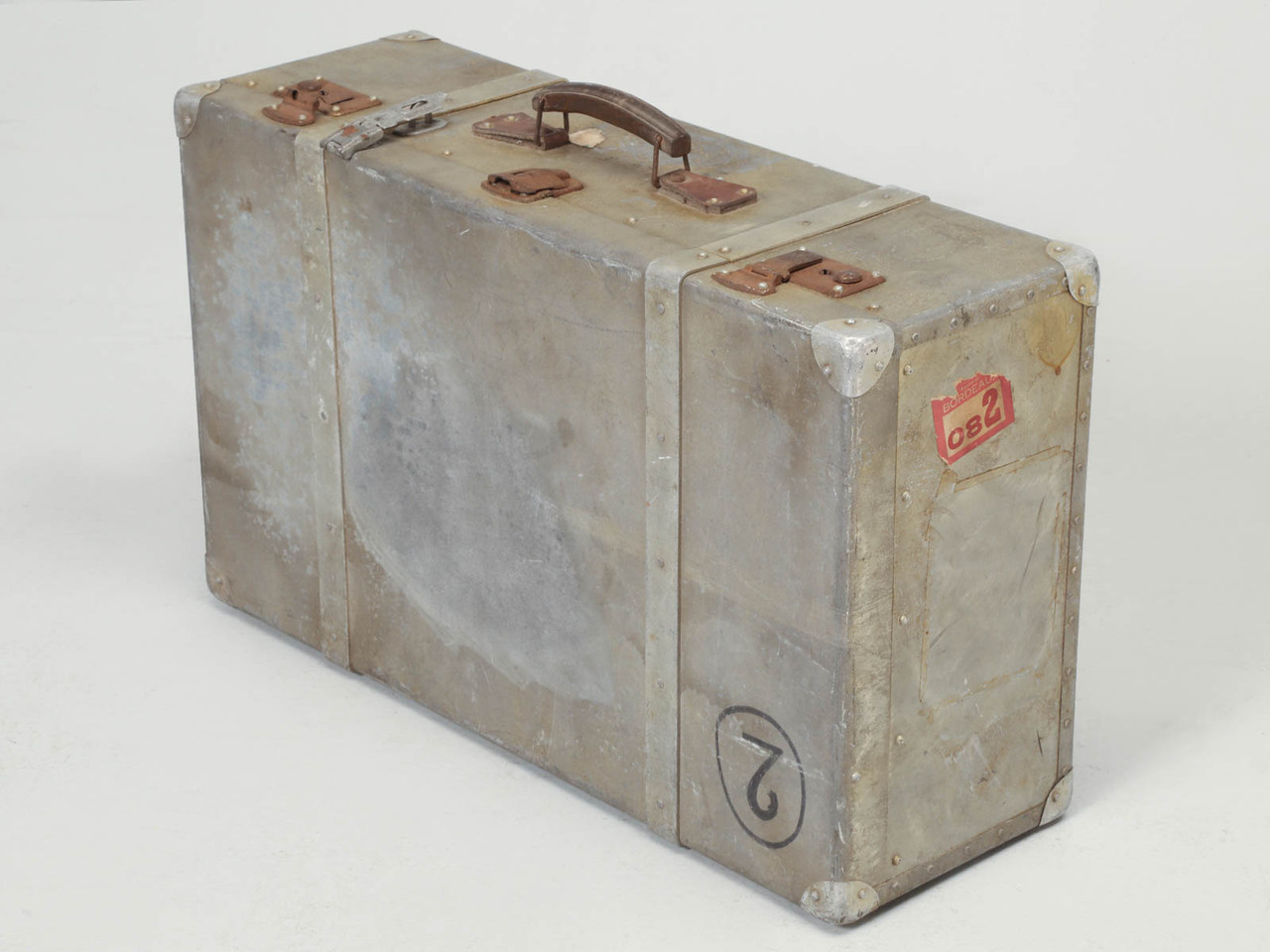 metal suitcase trunk