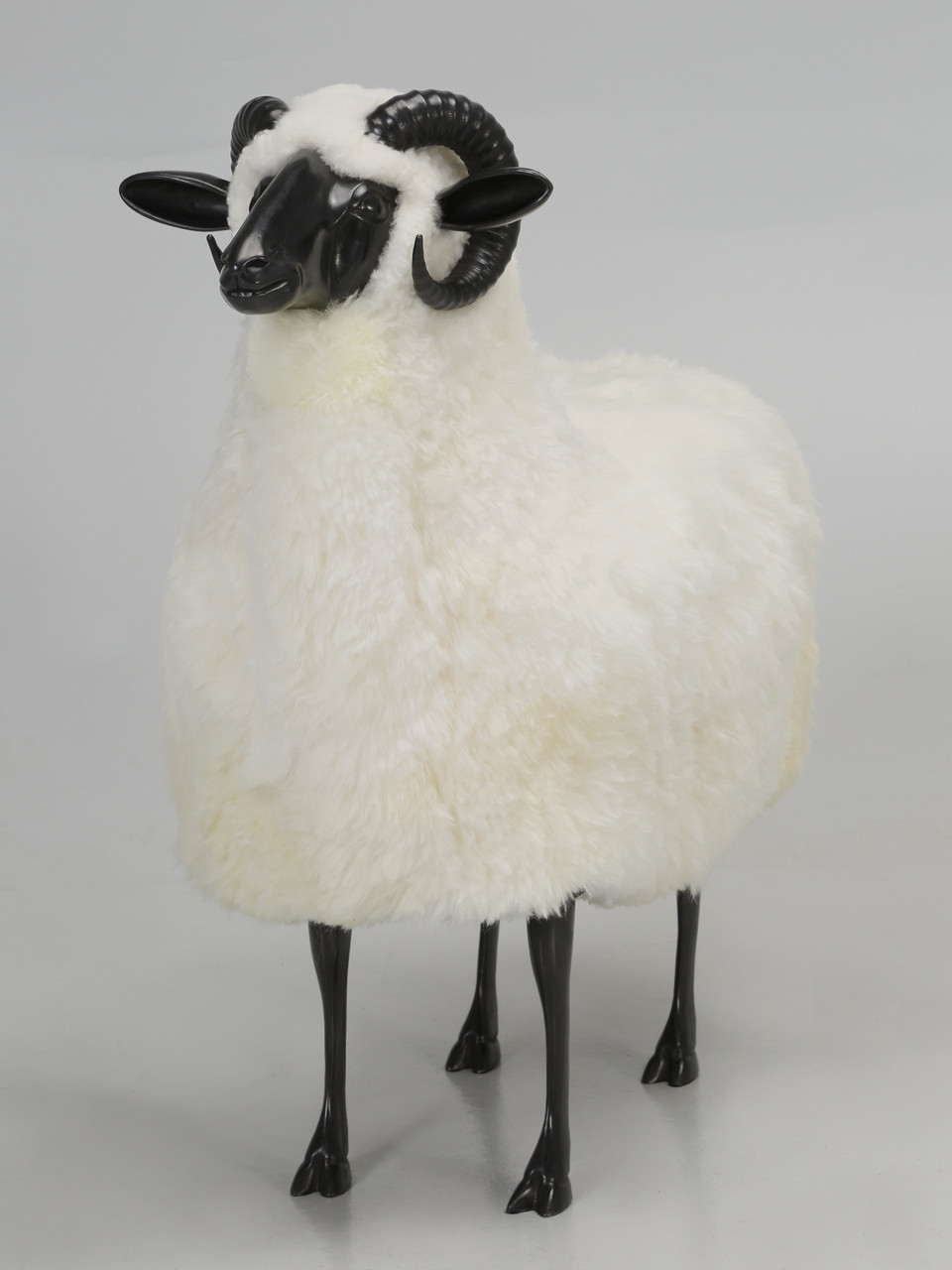 最終値下げCCU NEAT SHEEP REGULAR サイズ1美品 Life-Size Bronze Ram Covered in Sheep Wool | Old Plank