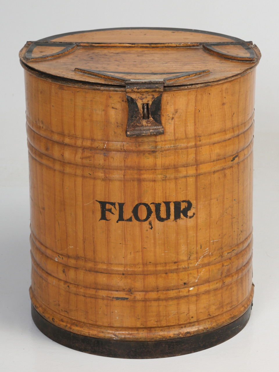 Antique Metal Flour Bin