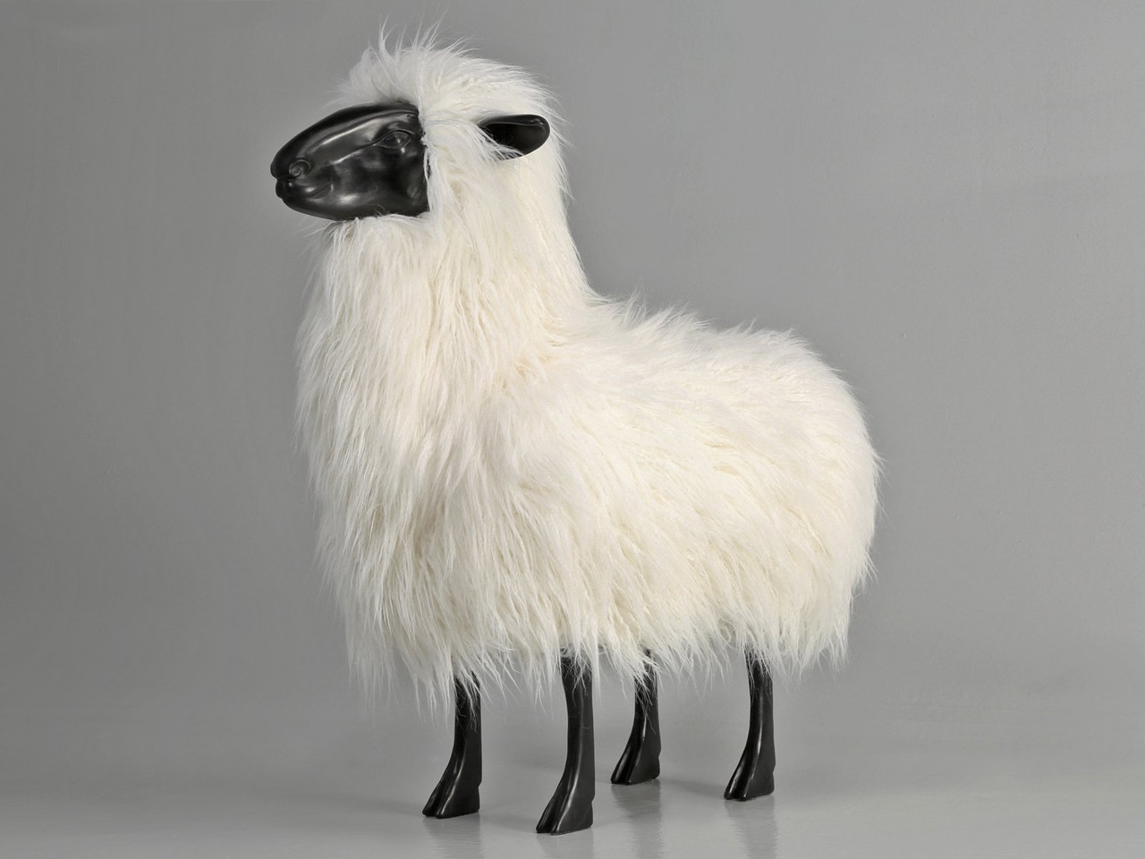 Old Plank Collection Sheep in Resin | Old Plank