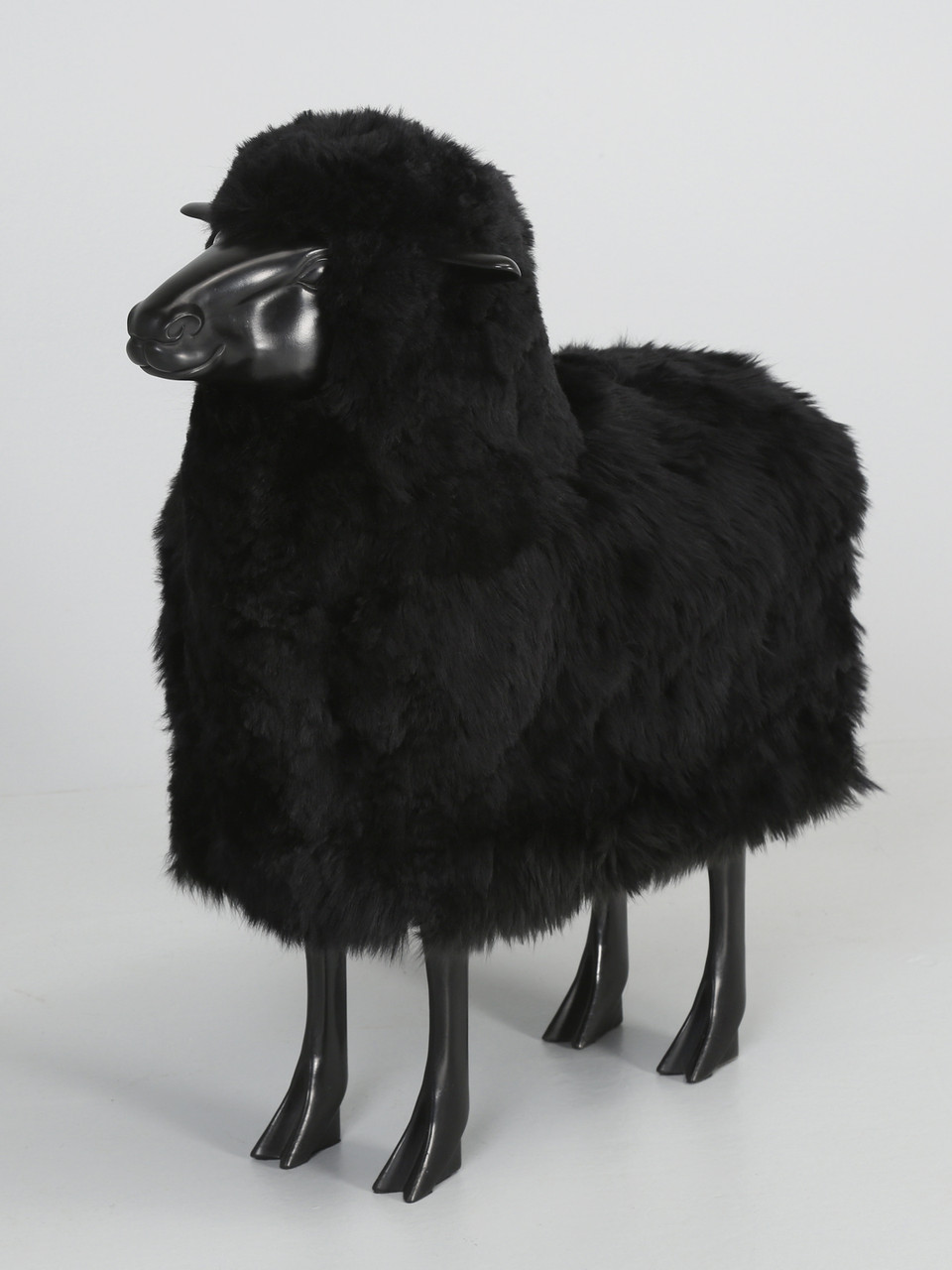 お値下げ❣ 新品未使用 ブラックSheepファー ヘッドドレス Old Plank Collection Baby Black Lamb | Old Plank