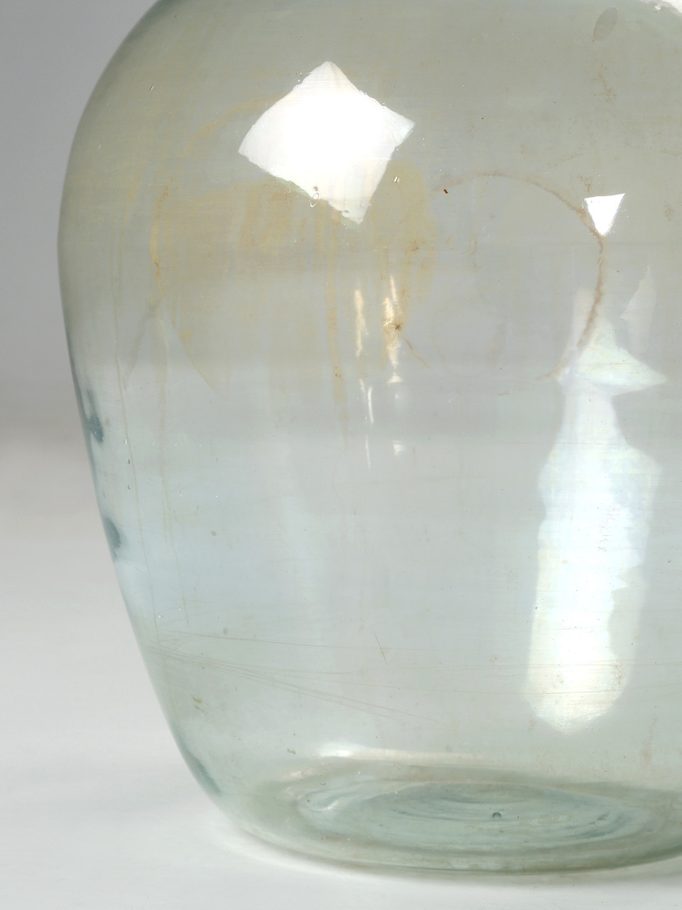 Demijohn or Carboy Glass Bottle in Original Crate