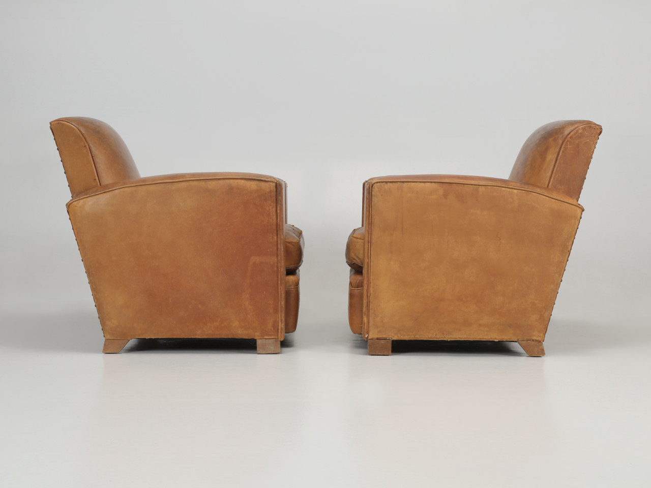 French Club Chairs Restored Internally & Still Original