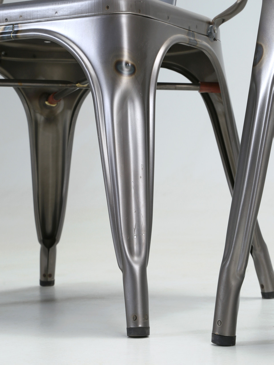 Matte Tolix AC Style Chair - Set of 6 in Grey
