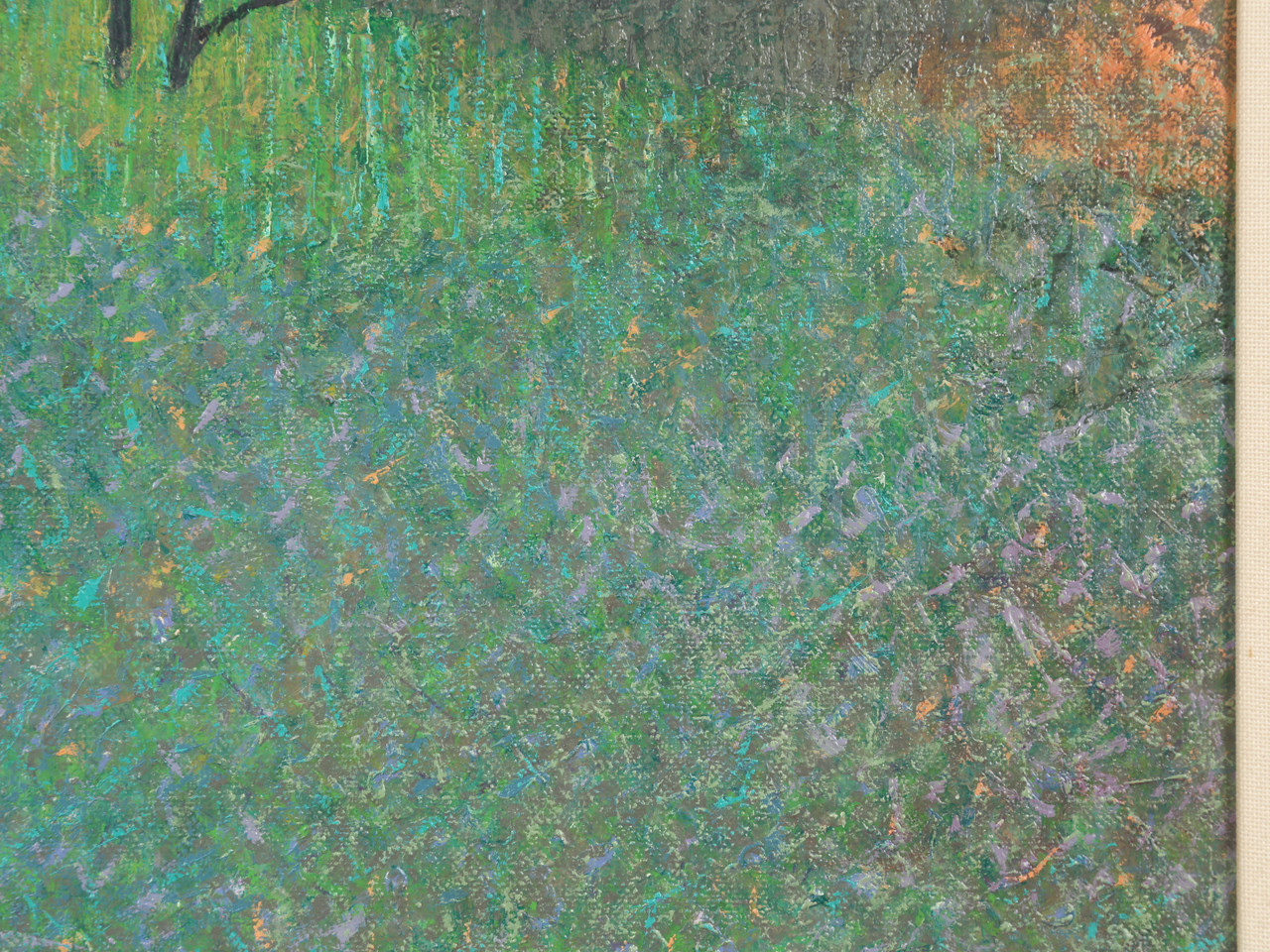 André Bourrié Oil Painting: French Landscape, Signed