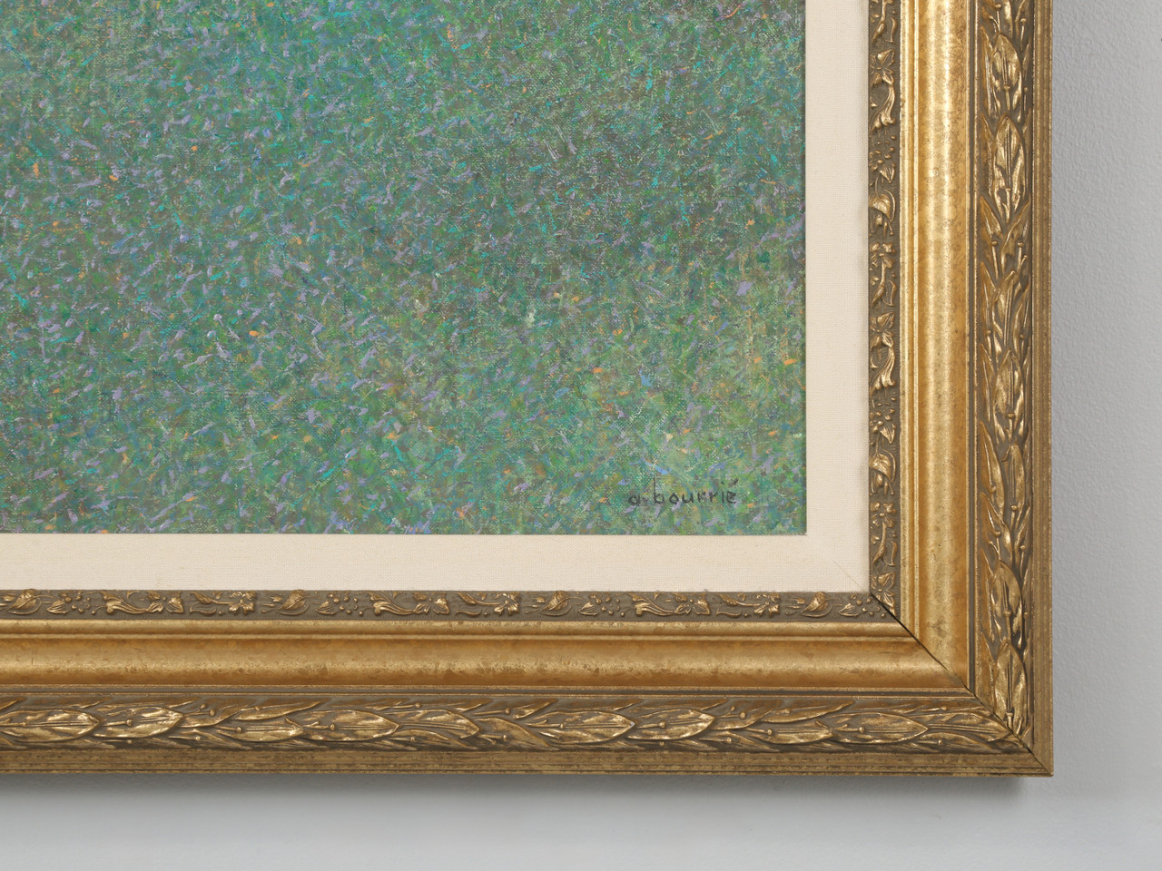 André Bourrié Oil Painting: French Landscape, Signed