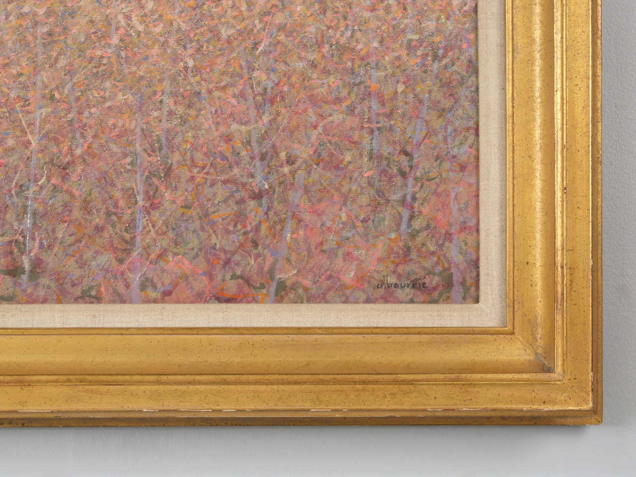 Signed André Bourrié Oil Painting of Aigues-Mortes France