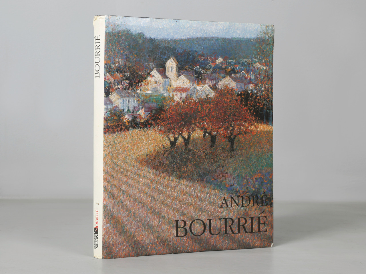 Signed André Bourrié Oil Painting of Aigues-Mortes France