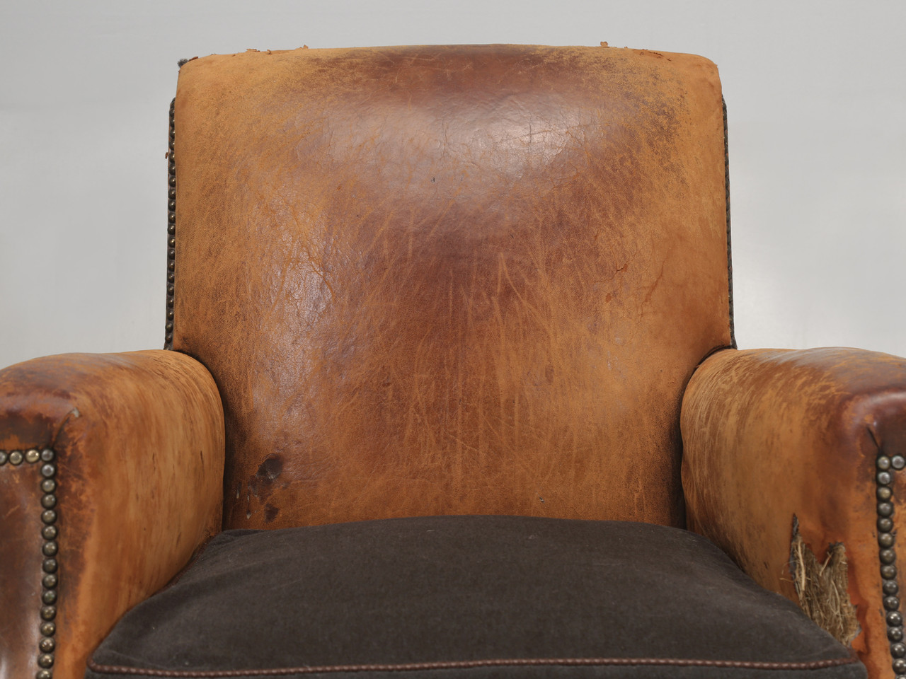 All Original Leather Club Chairs from France