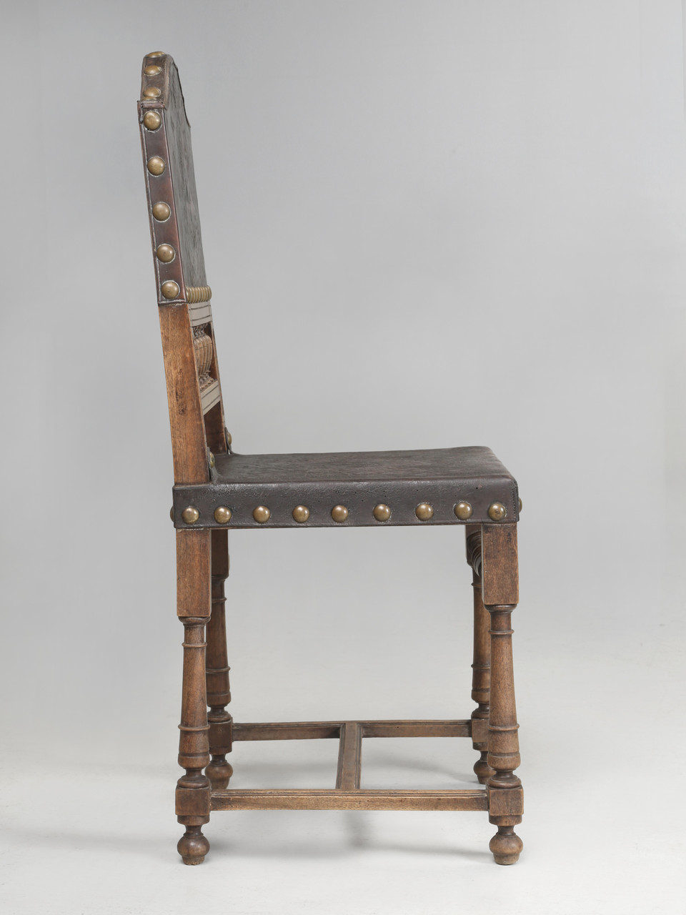 スツール made in Spain chair antique Antique Spanish Tooled Chair Late 1800's Leather