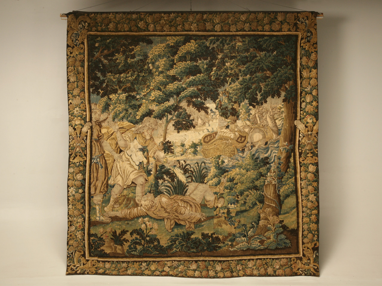 Antique Handmade Tapestry | Old Plank