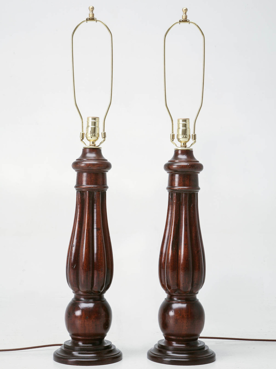 mahogany table lamp