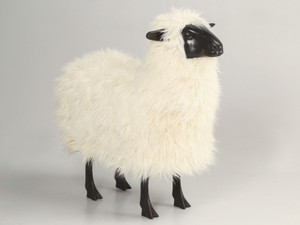 Old Plank Sheep in Dark Resin Main Old Plank Sheep in Dark Resin Main