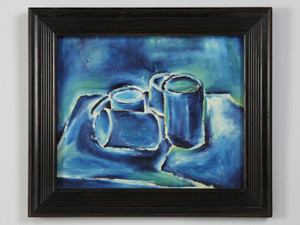 Acrylic Painting Attributed to Roland David