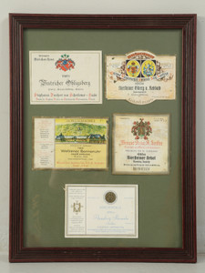 Collection of Five Old German Labels 1959-69