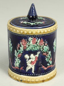Antique English Condensed Milk Container is a Deep Cobalt Blue Antique English Condensed Milk Container is a Deep Cobalt Blue