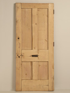 Antique Irish Scrubbed Pine Exterior Door Antique Irish Scrubbed Pine Exterior Door