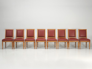 (8) French Made by Hand Louis XVI Style Chairs Available in Any Color or Finish (8) French Made by Hand Louis XVI Style Chairs Available in Any Color or Finish